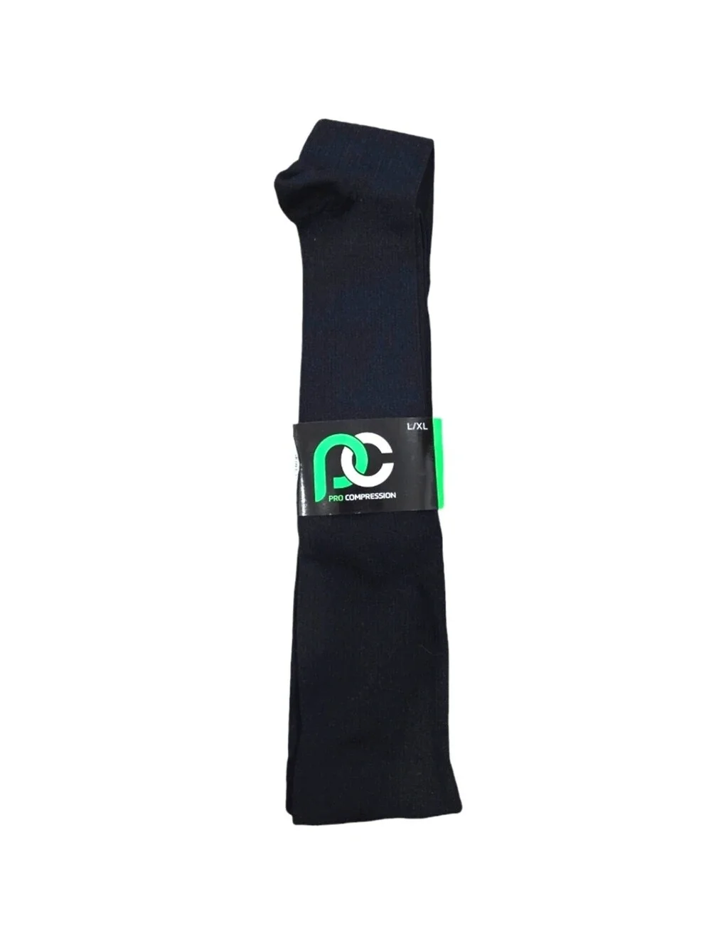 Pro Compression Marathon Knee Socks Black Size Large XLarge Run Nurse Teacher